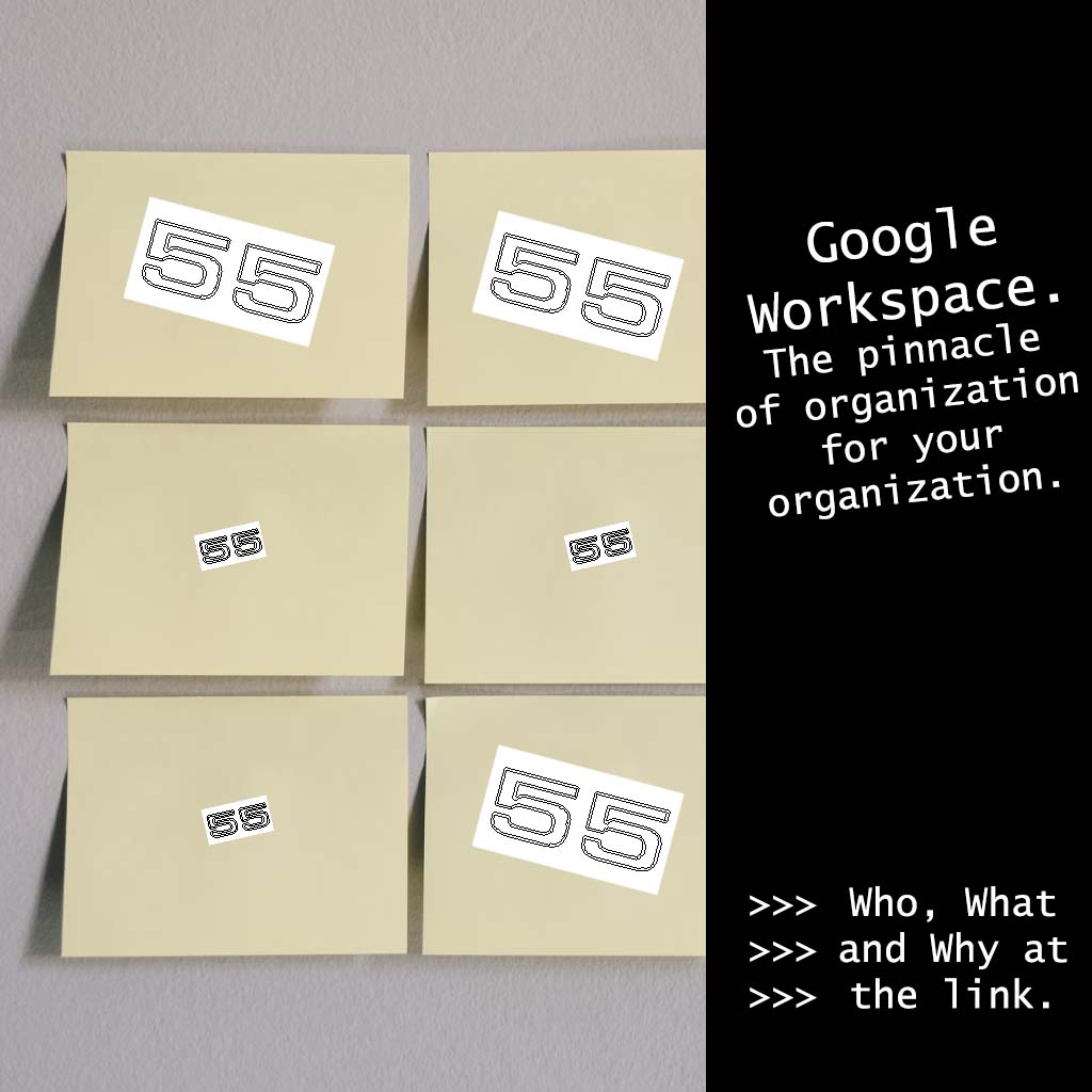 google workspace for business organization