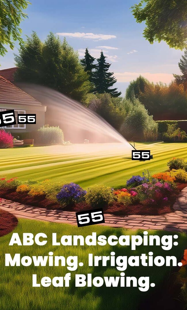 abc landscaping mowing irrigation leaf blowing